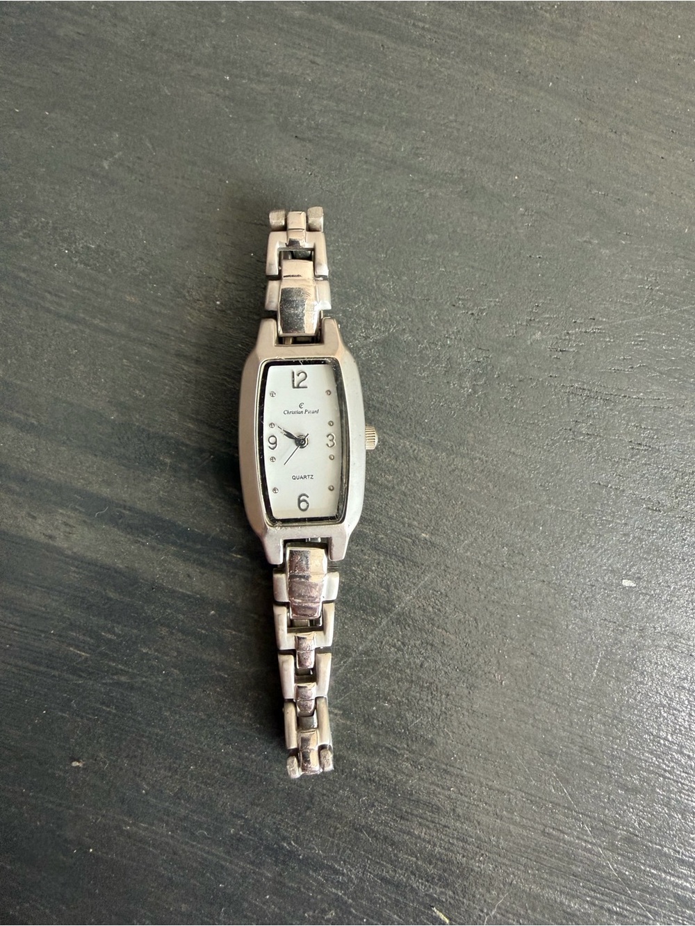 Christian Picard Paris Silver Tone Quartz Watch